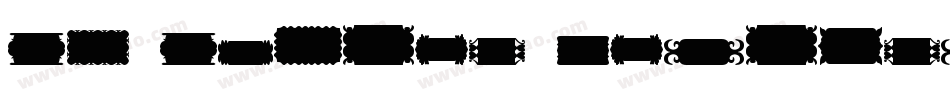 SL Square Ornaments字体转换